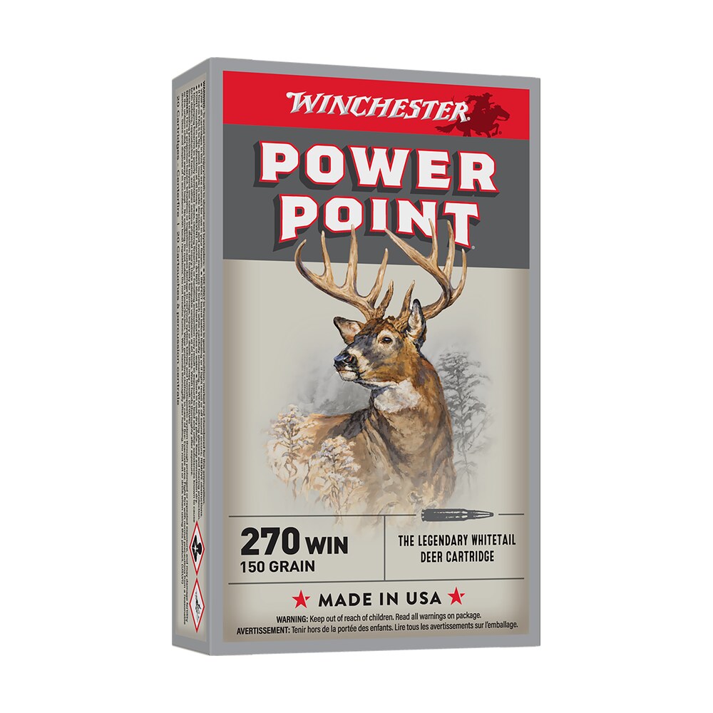 winchester ammo x2704 power point 270win 150gr 20 per box/10 case Winchester Ammo X2704 Power-Point 270Win 150gr 20 Per Box/10 Case Sports South item 65163