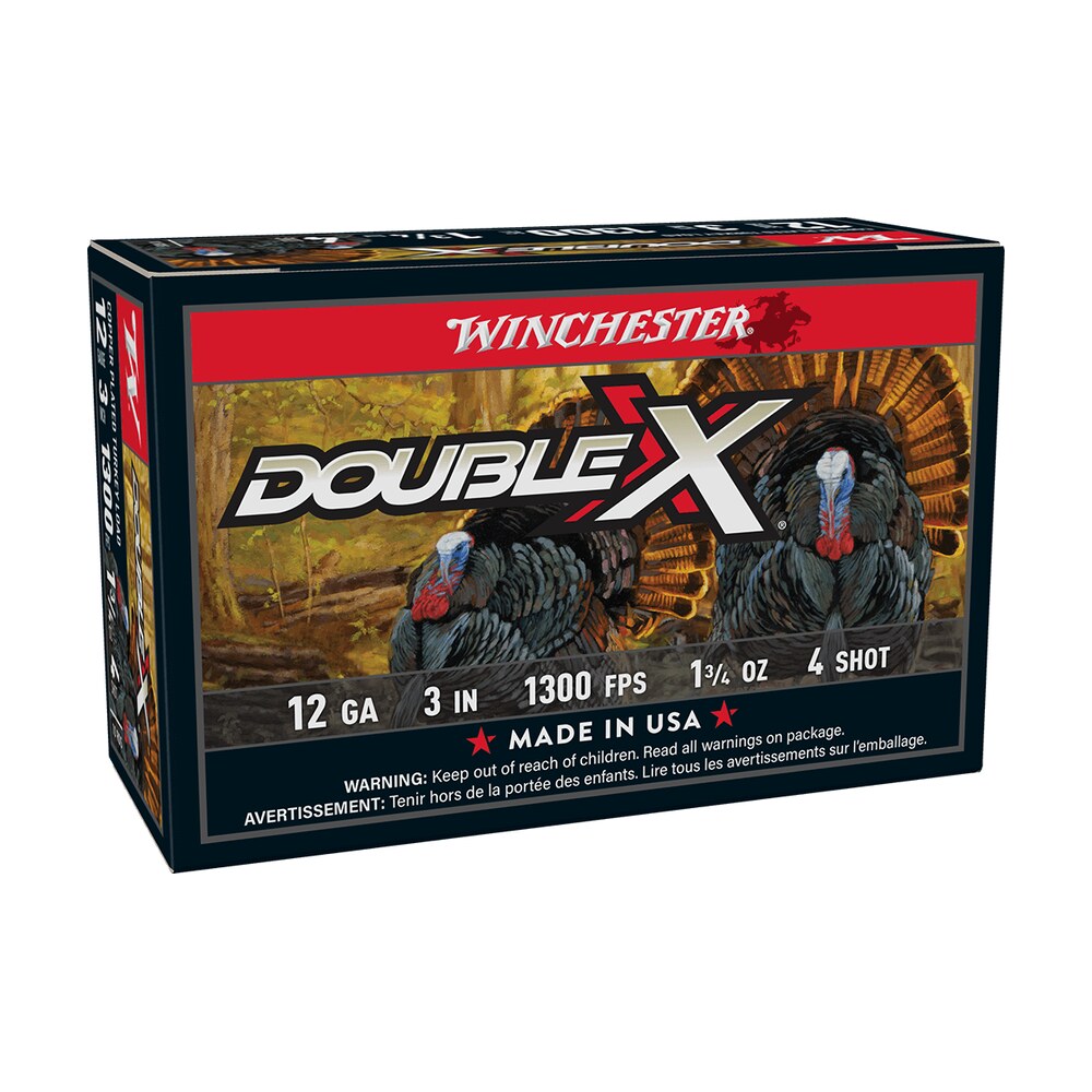 winchester ammo sth1234 double x high velocity turkey 12gauge 3" 1 3/4oz 4shot 10 per box/10 case Winchester Ammo STH1234 Double X High Velocity Turkey 12Gauge 3" 1 3/4oz 4Shot 10 Per Box/10 Sports South item 65165