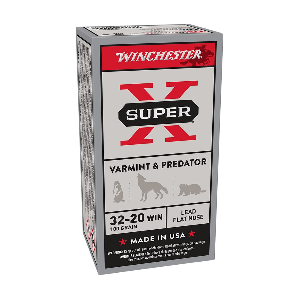 winchester ammo x32201 super x 32 20win 100gr lead 50 per box/10 case Winchester Ammo X32201 Super X 32-20Win 100gr Lead 50 Per Box/10 Case Sports South item 65207