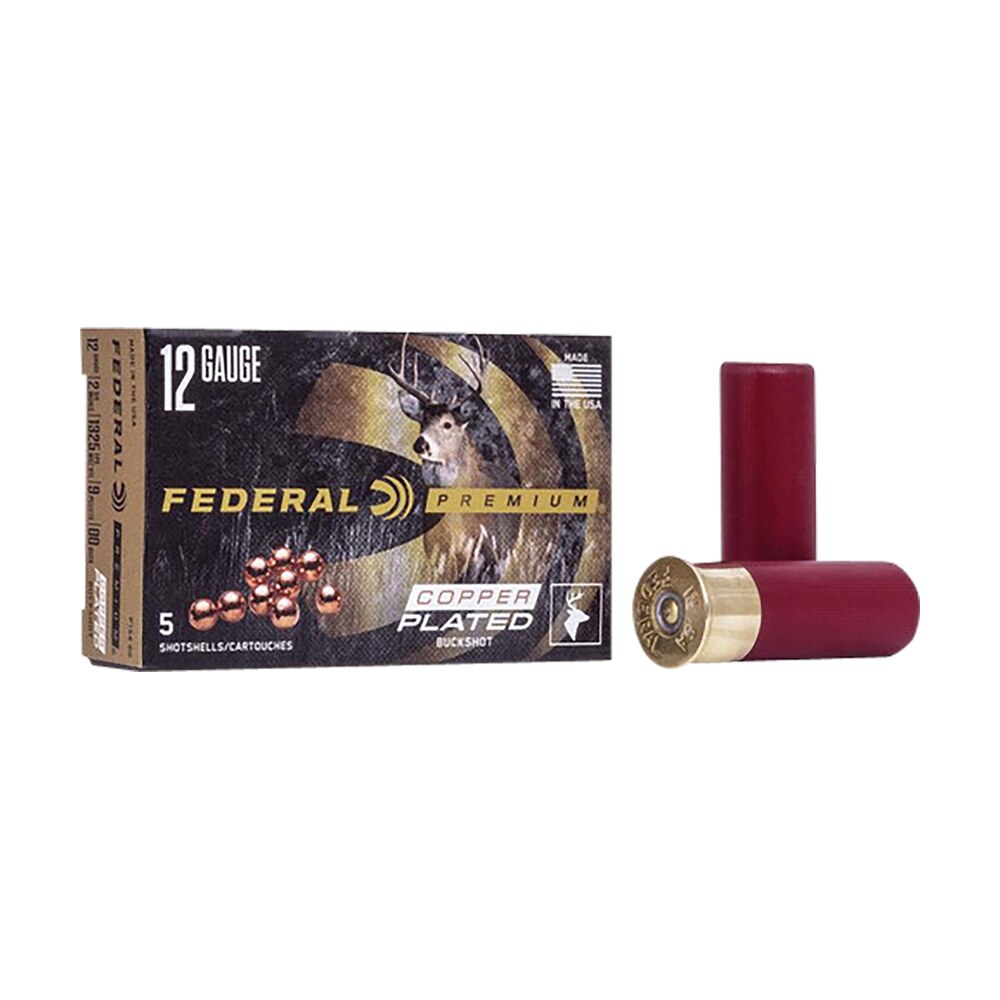 federal p15400 premium magnum 12gauge 2.75" 9pellets 1 1/8oz 00buckshot 5 per box/50 case Federal P15400 Premium Magnum 12Gauge 2.75" 9Pellets 1 1/8oz 00BuckShot 5 Per Box/50 Case Sports South item 65535