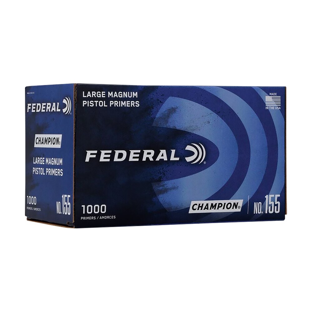 federal 155 champion large pistol multi caliber handgun 1000 per box/5 case Federal 155 Champion Large Pistol Multi Caliber Handgun 1000 Per Box/5 Case Sports South item 65554