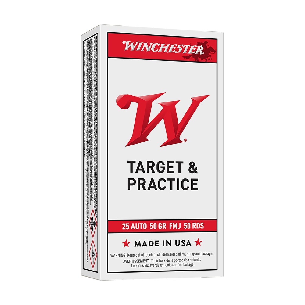 winchester ammo q4203 usa 25acp 50gr full metal jacket 50 per box/10 case Winchester Ammo Q4203 USA 25ACP 50gr Full Metal Jacket 50 Per Box/10 Case Sports South item 65908