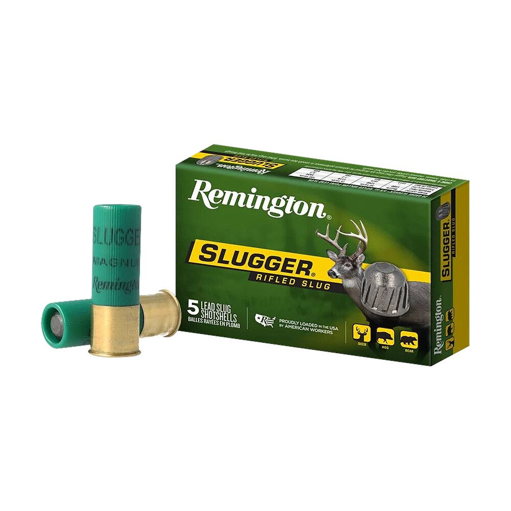 remington ammunition 20300 slugger 12 gauge 2.75" 1 oz rifled slug shot 5 per box/ 50 cs Remington Ammunition 20300 Slugger 12 Gauge 2.75" 1 oz Rifled Slug Shot 5 Per Box/ 50 Cs Sports South item 66056