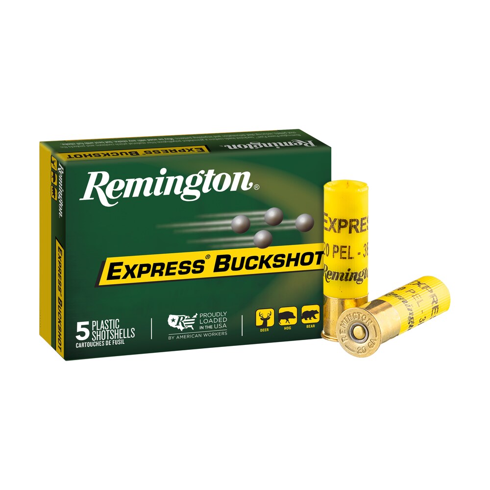 remington ammunition 20630 express buckshot 20gauge 2.75" 3buck shot 5 per box/50 case Remington Ammunition 20630 Express Buckshot 20Gauge 2.75" 3Buck Shot 5 Per Box/50 Case Sports South item 66071