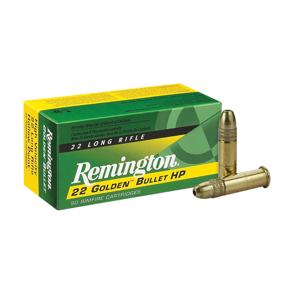 remington ammunition 21008 golden bullet rimfire 22lr 36gr plated hollow point 50 per box/100 case Remington Ammunition 21008 Golden Bullet Rimfire 22LR 36gr Plated Hollow Point 50 Per Box/100 Sports South item 66128
