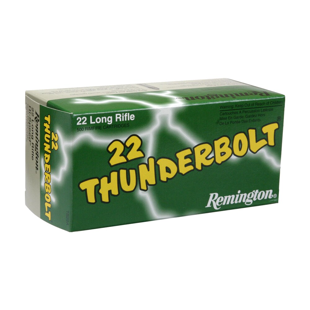 remington ammunition 21238 thunderbolt rimfire 22lr 40gr round nose 50 per box/100 case Remington Ammunition 21238 Thunderbolt Rimfire 22LR 40gr Round Nose 50 Per Box/100 Case Sports South item 66288
