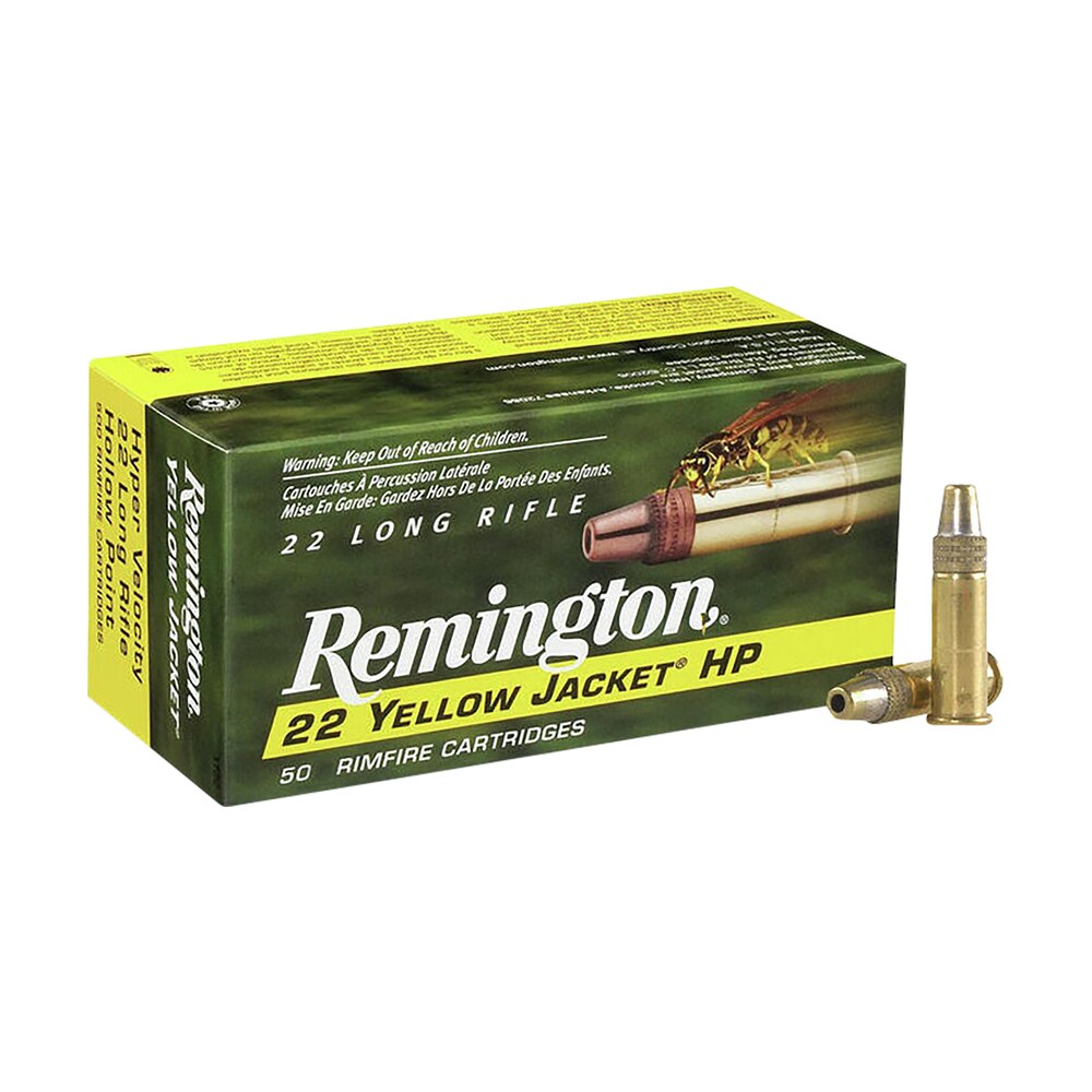 remington ammunition 21074 yellow jacket rimfire 22lr 33gr truncated cone hollow point 50 per box/100 case Remington Ammunition 21074 Yellow Jacket Rimfire 22LR 33gr Truncated Cone Hollow Point 50 Per Sports South item 66327