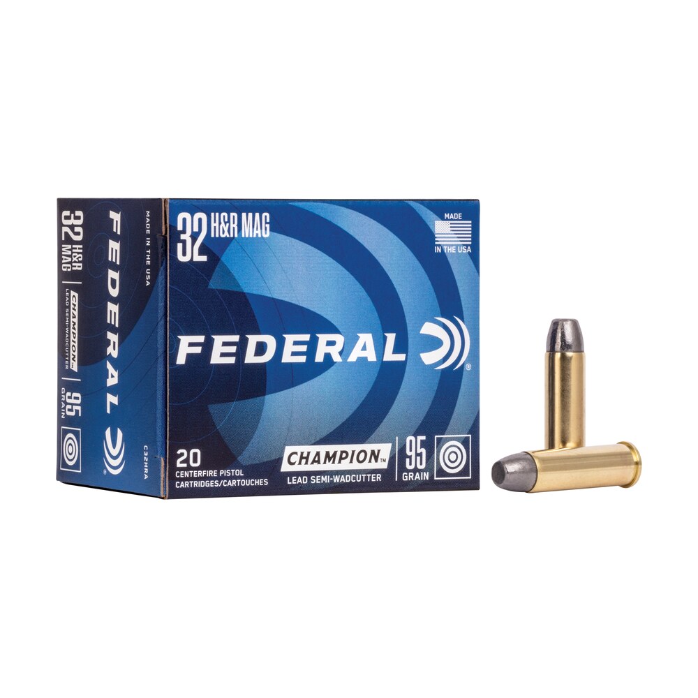 federal c32hra champion training 32h&r mag 95gr lead semi wadcutter 20 per box/25 case Federal C32HRA Champion Training 32H&R Mag 95gr Lead Semi Wadcutter 20 Per Box/25 Case Sports South item 67361