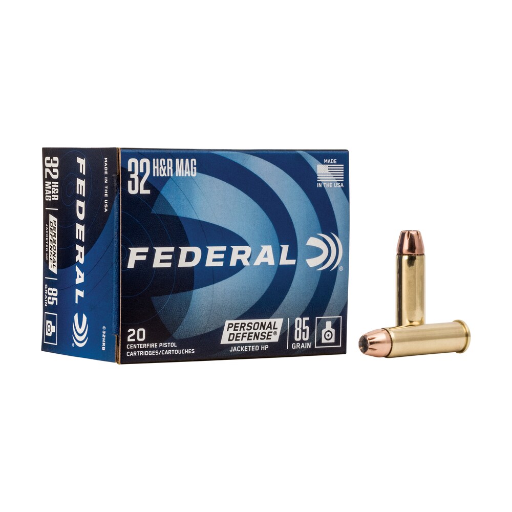 federal c32hrb personal defense 32h&r mag 85gr jacketed hollow point 20 per box/25 case Federal C32HRB Personal Defense 32H&R Mag 85gr Jacketed Hollow Point 20 Per Box/25 Case Sports South item 67362