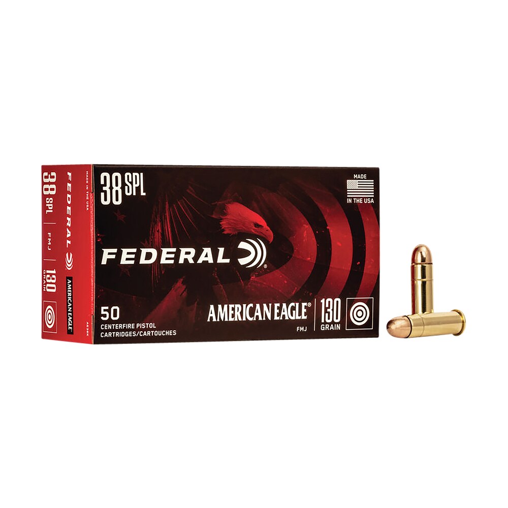 federal ae38k american eagle handgun 38special 130gr full metal jacket 50 per box/20 case Federal AE38K American Eagle Handgun 38Special 130gr Full Metal Jacket 50 Per Box/20 Case Sports South item 67471