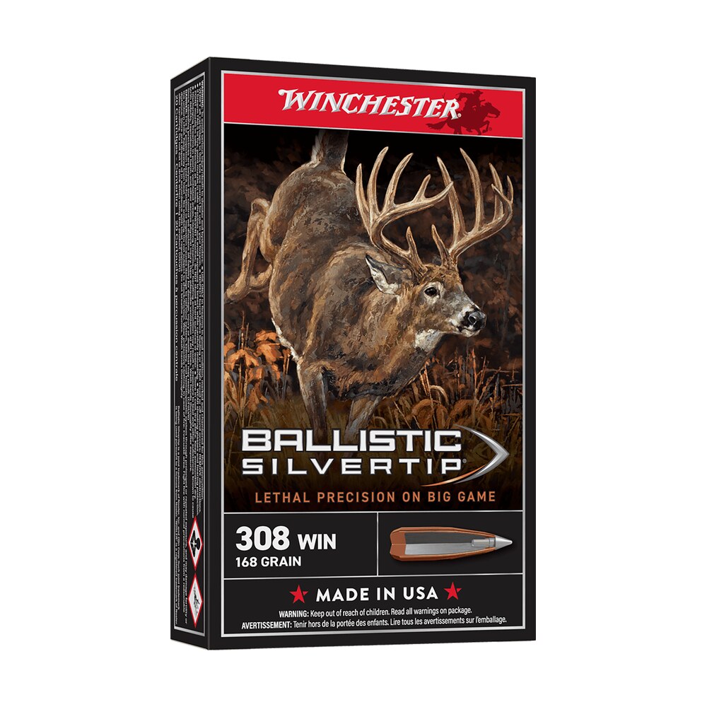 winchester ammo sbst308a ballistic silvertip 308win 168gr rapid controlled expansion polymer tip 20 per box/10 case Winchester Ammo SBST308A Ballistic Silvertip 308Win 168gr Rapid Controlled Expansion Polymer Sports South item 67671