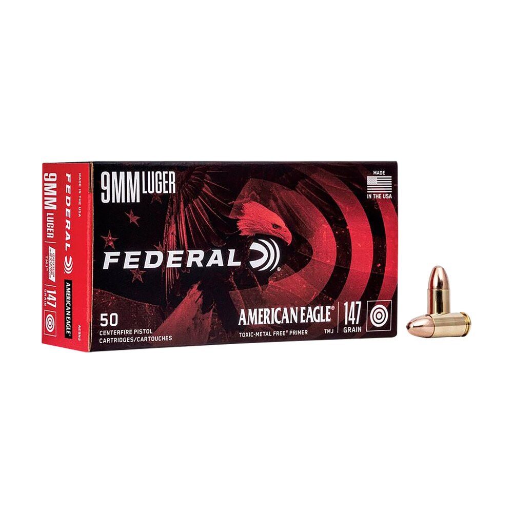 federal ae9n2 american eagle indoor range training 9mmluger 147gr total metal jacket 50 per box/20 case Federal AE9N2 American Eagle Indoor Range Training 9mmLuger 147gr Total Metal Jacket 50 Per Sports South item 67706