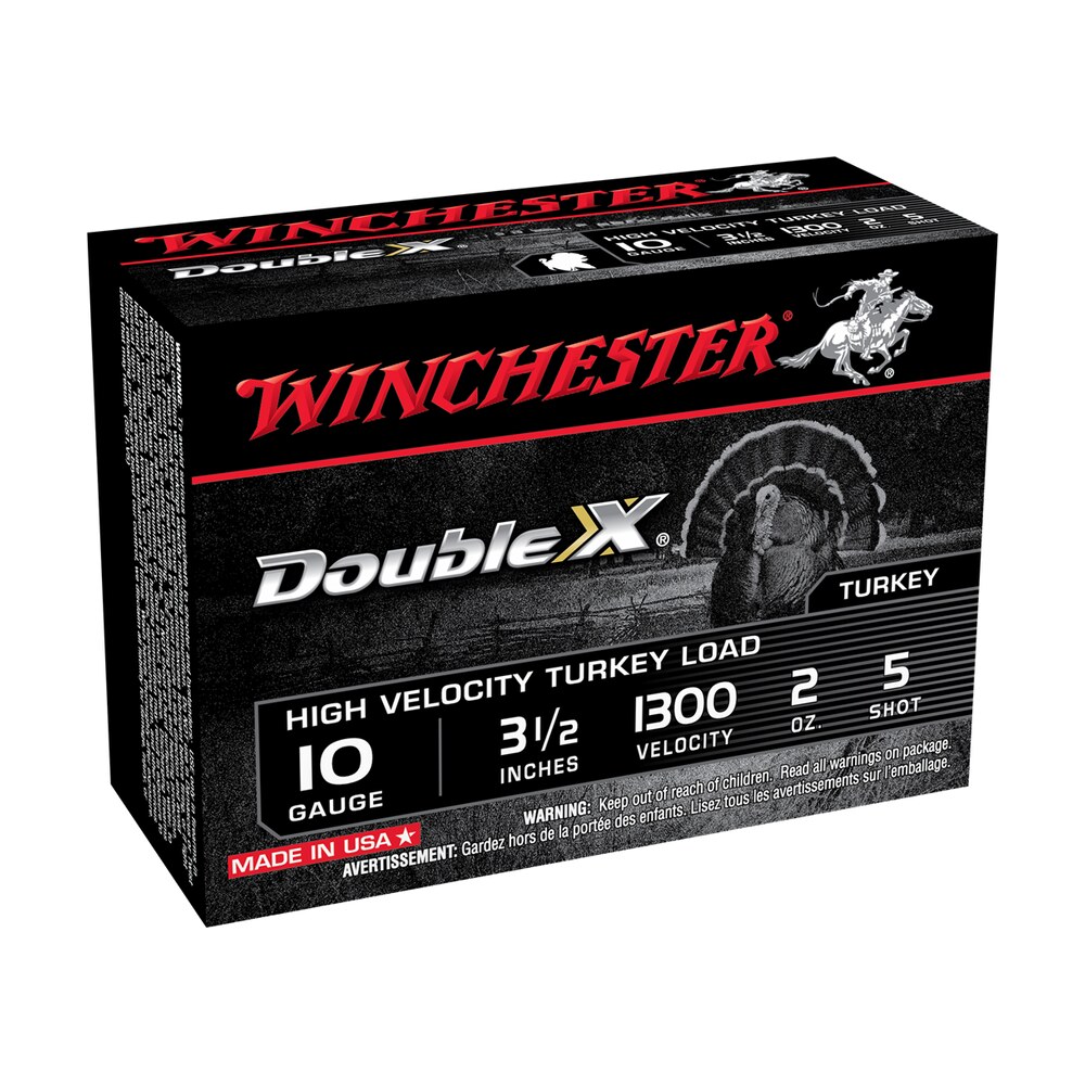 winchester ammo sth105 double x high velocity turkey 10gauge 3.50" 2oz 5shot 10 per box/10 case Winchester Ammo STH105 Double X High Velocity Turkey 10Gauge 3.50" 2oz 5Shot 10 Per Box/10 Case Sports South item 67756