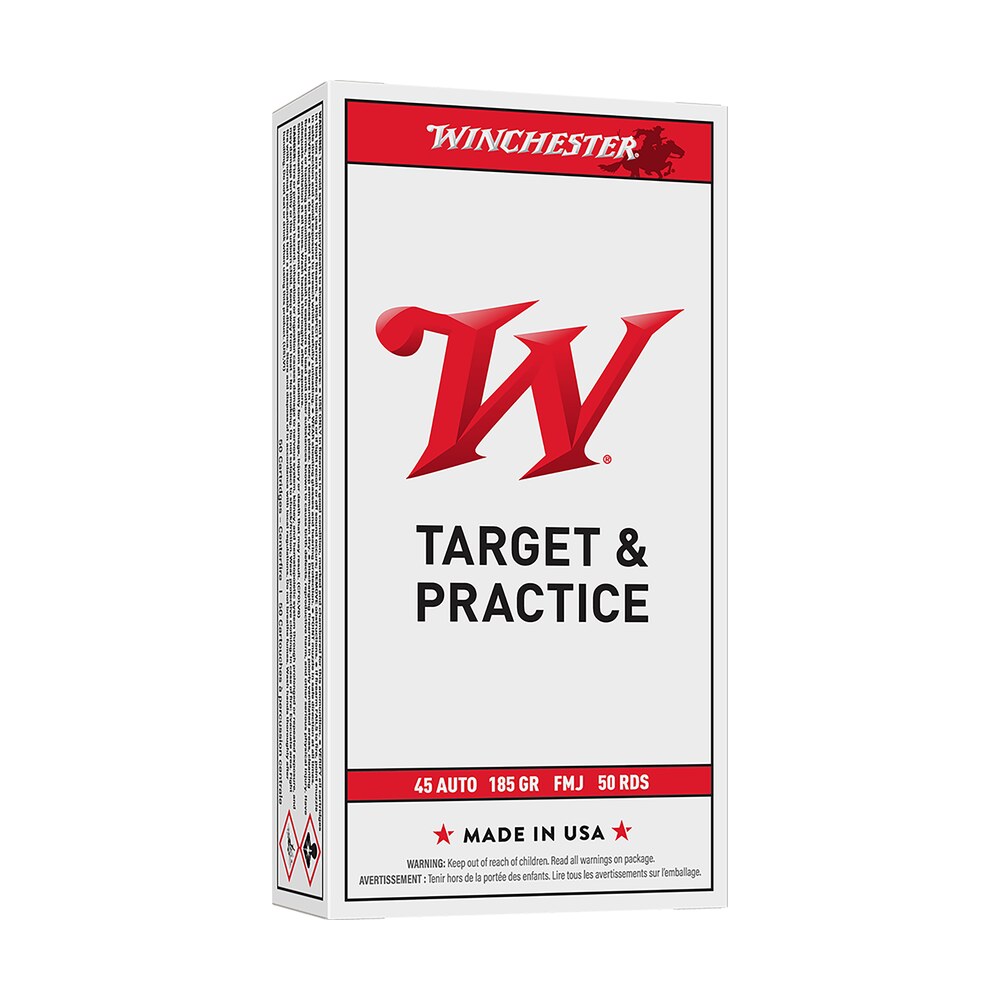 winchester ammo usa45a usa 45acp 185gr full metal jacket flat nose 50 per box/10 case Winchester Ammo USA45A USA 45ACP 185gr Full Metal Jacket Flat Nose 50 Per Box/10 Case Sports South item 67783
