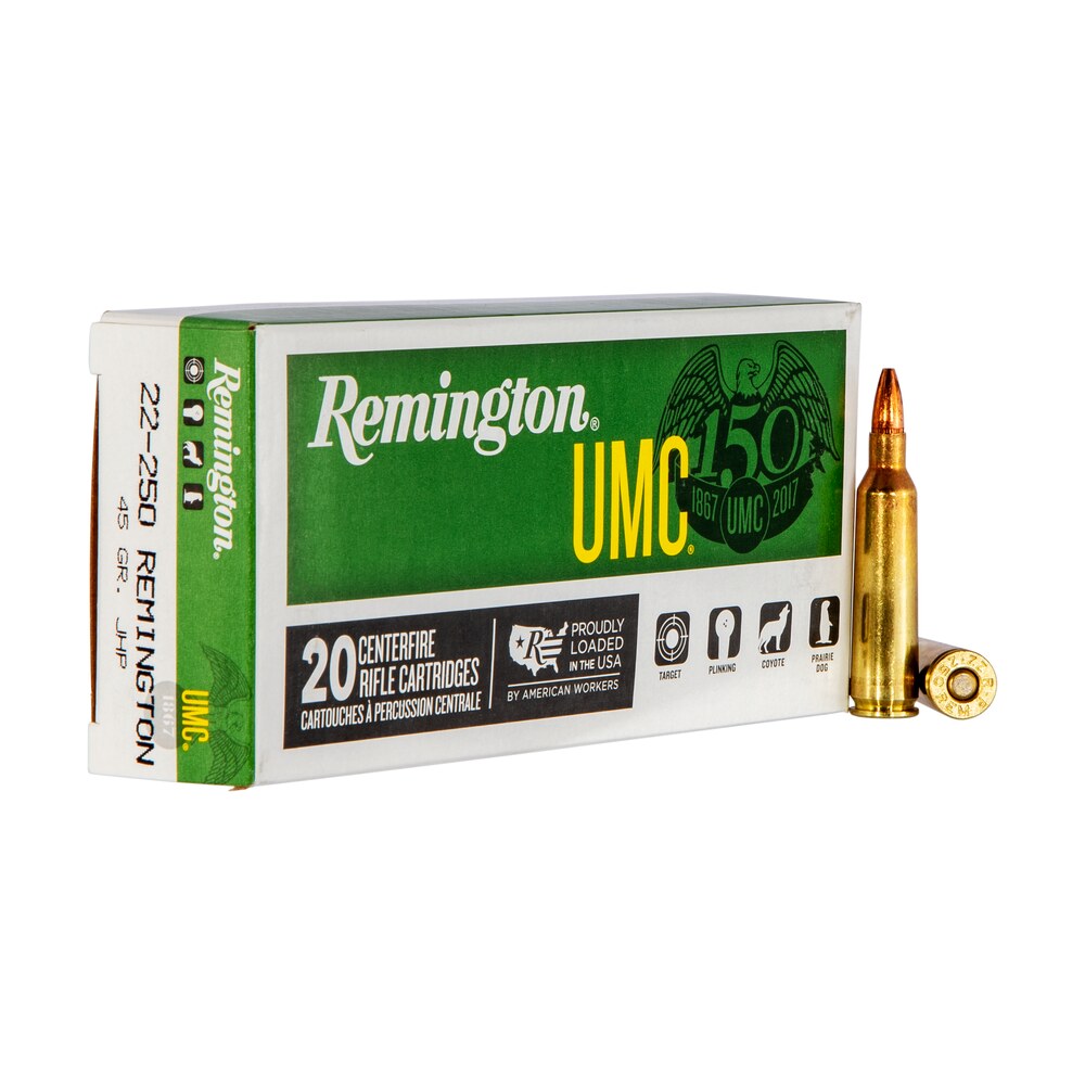 remington ammunition 23750 umc 22 250rem 45gr jacketed hollow point 20 per box/10 case Remington Ammunition 23750 UMC 22-250Rem 45gr Jacketed Hollow Point 20 Per Box/10 Case Sports South item 67944