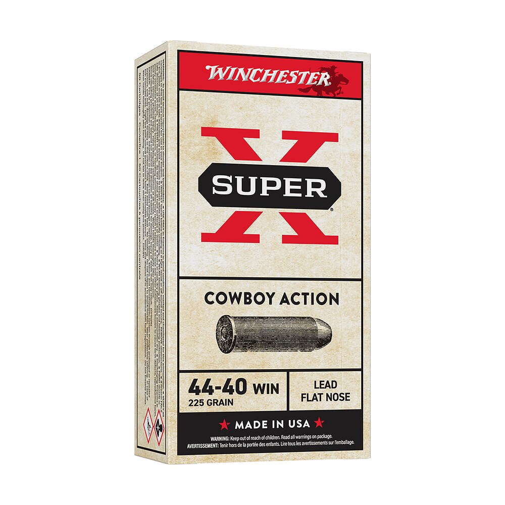 winchester ammo usa4440cb super x cowboy action 44 40win 225gr lead flat nose 50 per box/10 case Winchester Ammo USA4440CB Super X Cowboy Sports South item 67987