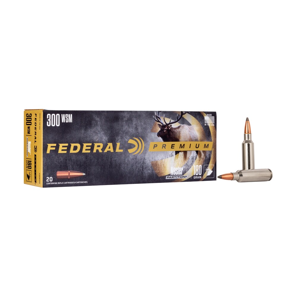 federal p300wsmb premium 300wsm 180gr nosler partition 20 per box/10 case Federal P300WSMB Premium 300WSM 180gr Nosler Partition 20 Per Box/10 Case Sports South item 68271