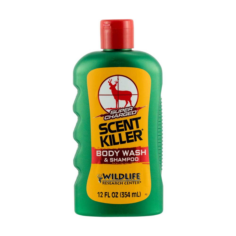 wildlife research 54012 scent killer super charged body wash/shampoo odor eliminator odorless scent 12 oz bottle Wildlife Research 54012 Scent Killer Super Charged Body Wash/Shampoo Odor Eliminator Odorless Sports South item 68327