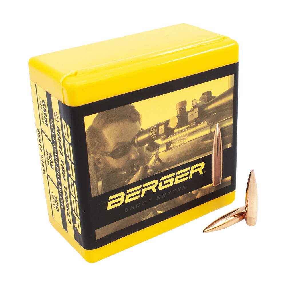 berger bullets 24431 target match grade 6mm 108gr boat tail 100/box Berger Bullets 24431 Target Match Grade 6mm 108gr Boat Tail 100/Box Sports South item 69098