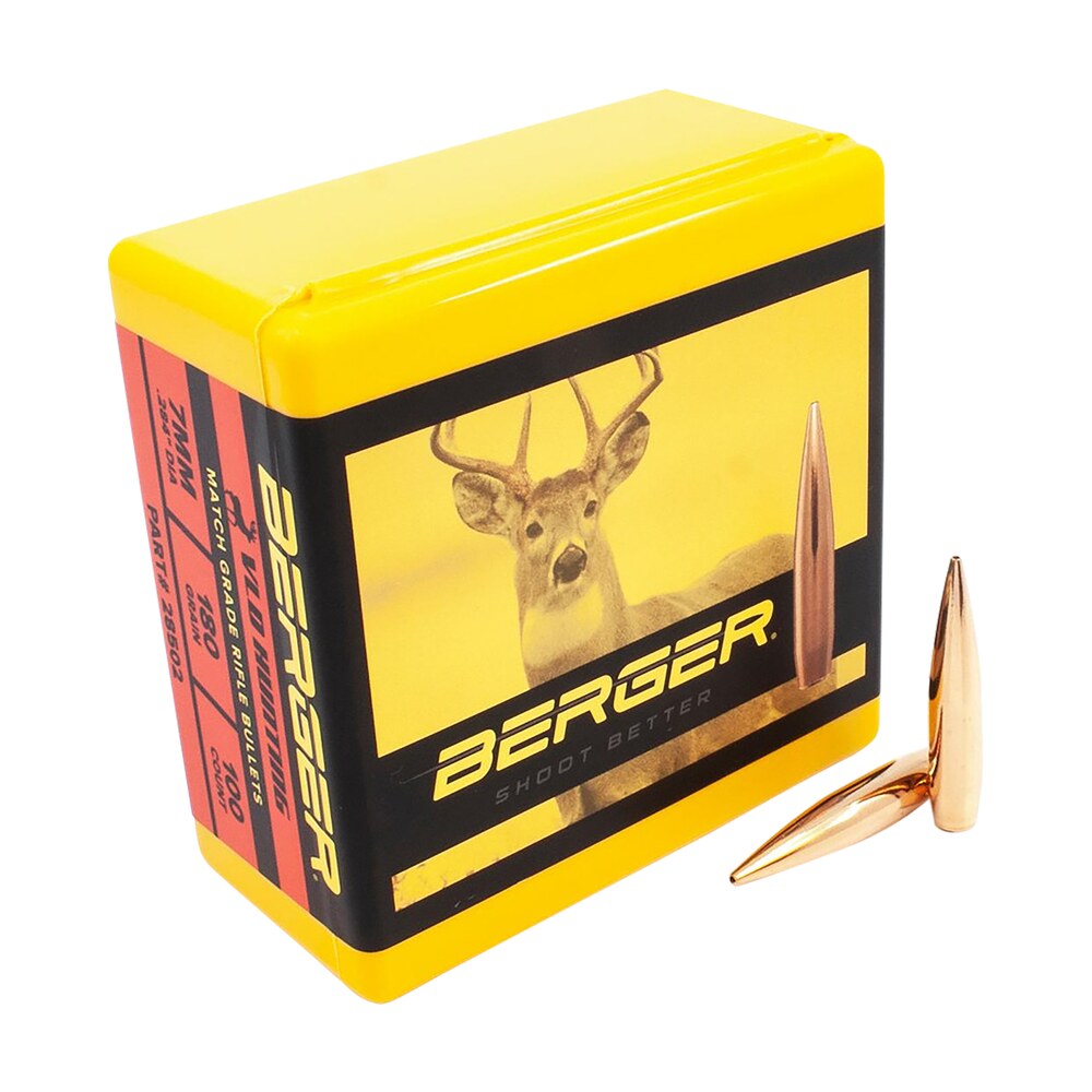 berger bullets 28502 vld hunting long range 7mm 180gr 100/box Berger Bullets 28502 VLD Hunting Long Range 7mm 180gr 100/Box Sports South item 69145