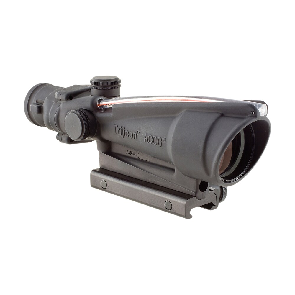 trijicon 100153 acog black hardcoat anodized 3.5x35mm illuminated red horseshoe .223/5.56 bdc reticle Trijicon 100153 ACOG Black Hardcoat Anodized 3.5x35mm Illuminated Red Horseshoe .223/5.56 BDC Sports South item 69631