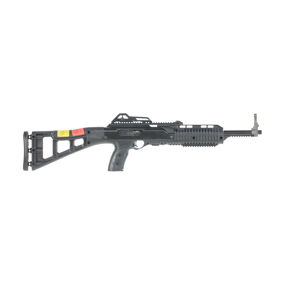 hi point 4595ts 4595ts carbine 45 acp 9+1 17.50" threaded barrel, black metal finish, black all weather skeletonized stock & black polymer grip Hi-Point 4595TS 4595TS Carbine 45 ACP 9+1 17.50" Threaded Sports South item 69681