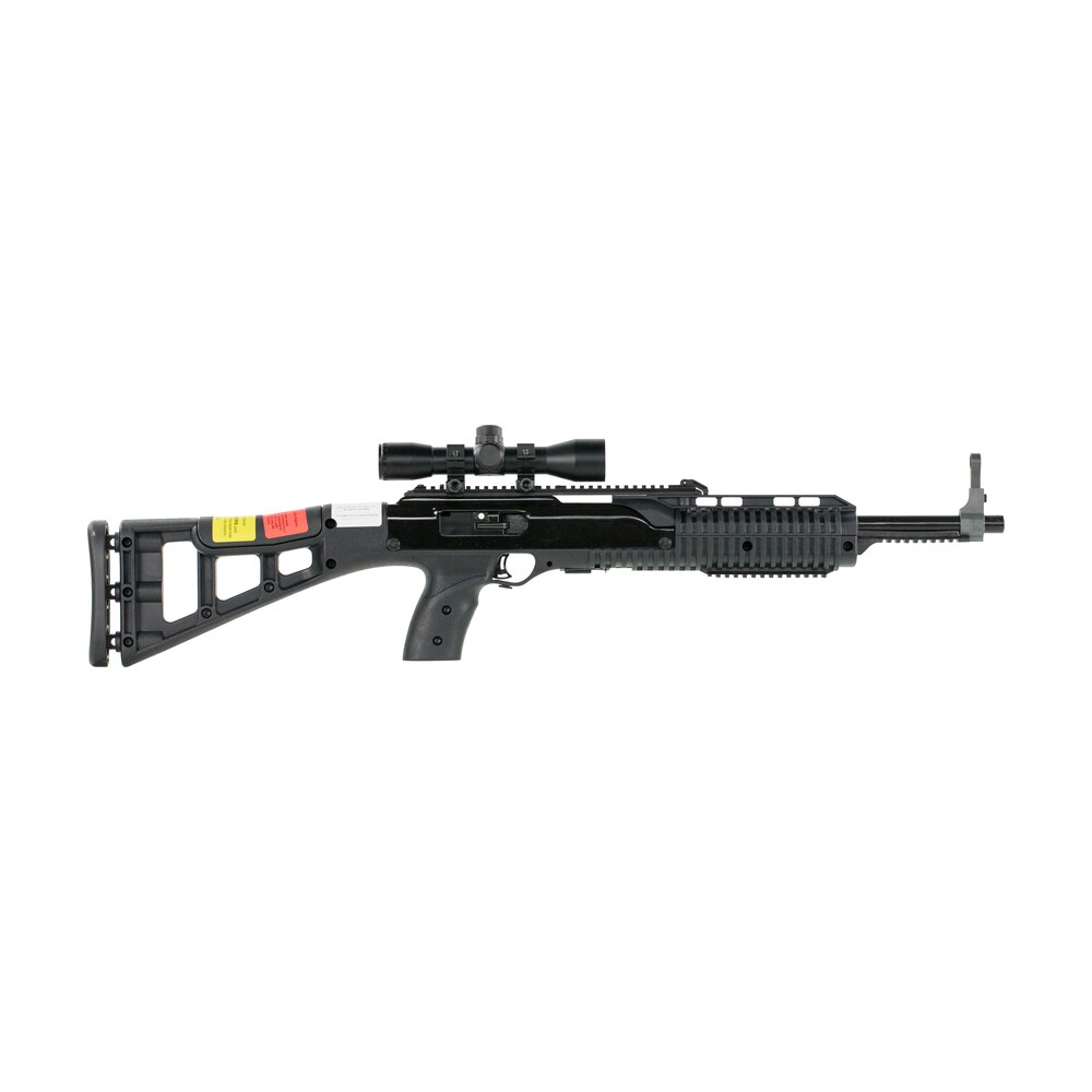 hi point 4595ts4x32 4595ts carbine 45 acp caliber with 17.50" barrel, 9+1 capacity, black metal finish, black all weather molded stock & black polymer grip right hand Hi-Point 4595TS4X32 4595TS Carbine 45 ACP Caliber Sports South item 69683