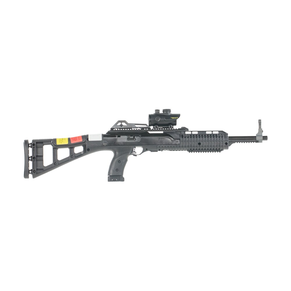 hi point 4095tsrd 4095ts carbine 40 s&w caliber with 17.50" barrel, 10+1 capacity, black metal finish, black all weather molded stock & black polymer grip right hand includes red dot Hi-Point 4095TSRD 4095TS Carbine 40 S&W Caliber Sports South item 69689