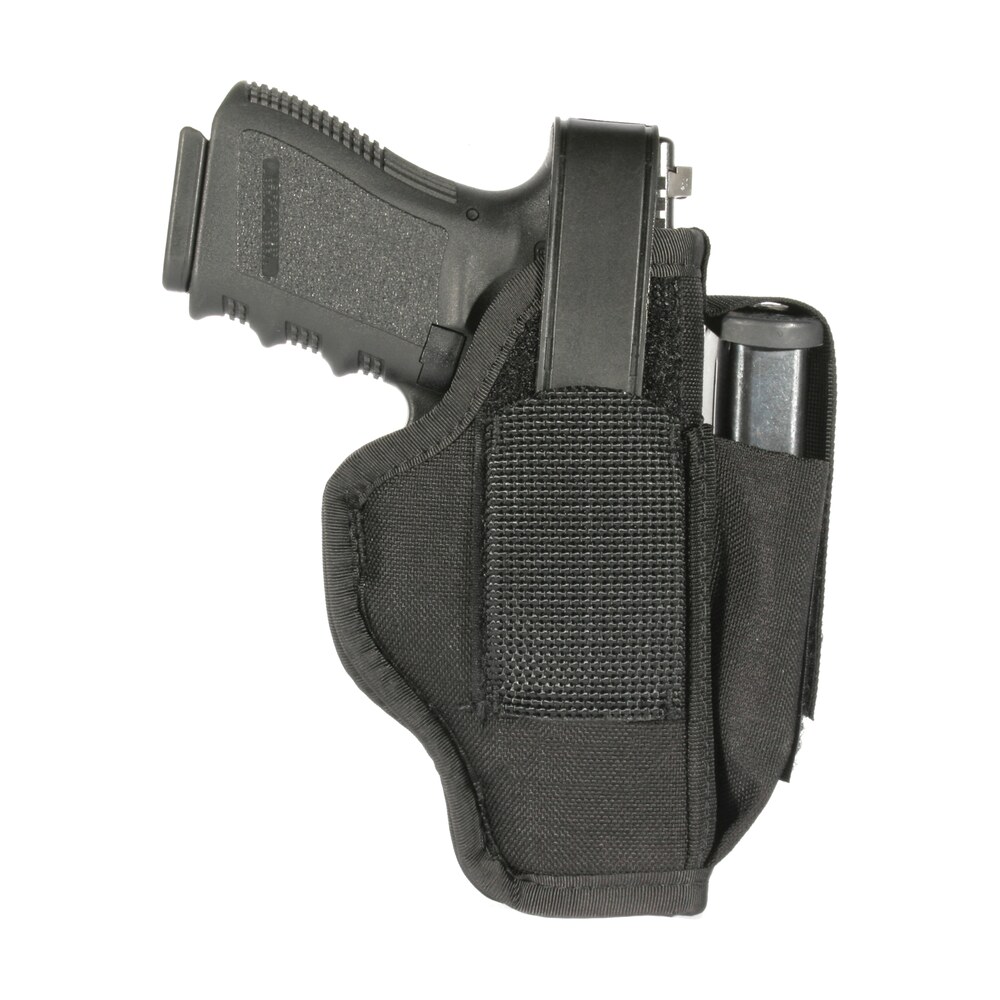 blackhawk 40am06bk multi use iwb/owb size 06 black cordura belt clip fits med/large semi autos fits 3.25 3.75" barrel ambidextrous Blackhawk 40AM06BK Multi-Use IWB/OWB Size 06 Black Cordura Belt Clip Sports South item 69811