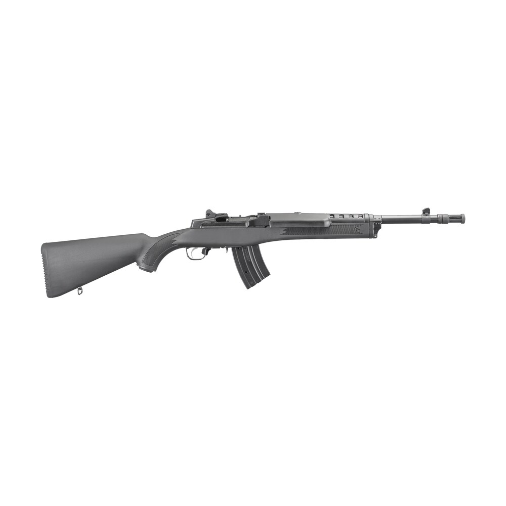 ruger 5854 mini thirty 7.62x39mm 20+1 16.10" blued threaded barrel, blued steel drilled & tapped receiver, black synthetic fixed stock, right hand Ruger 5854 Mini Thirty 7.62x39mm 20+1 16.10" Blued Threaded Sports South item 69842