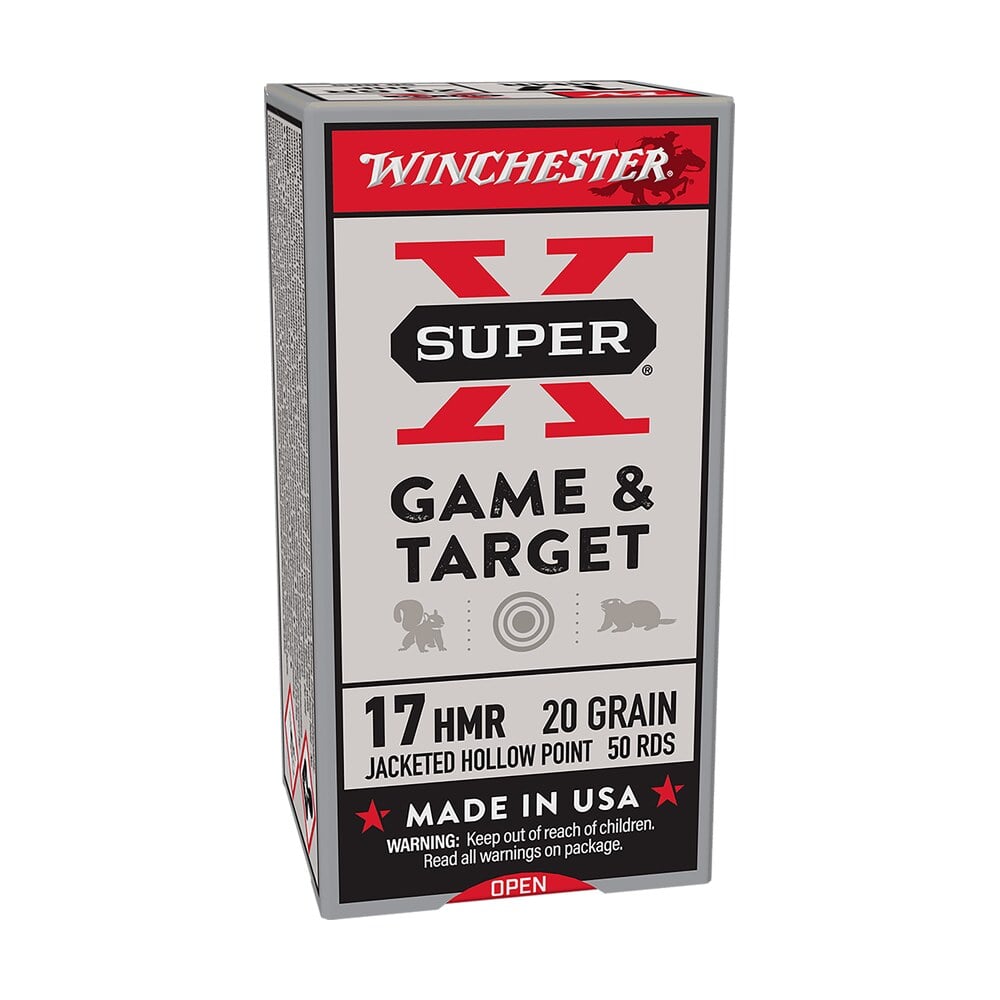 winchester ammo x17hmr1 super x 17hmr 20gr hornady xtp hollow point 50 per box/20 case Winchester Ammo X17HMR1 Super X 17HMR 20gr Hornady XTP Hollow Point 50 Per Box/20 Case Sports South item 69850