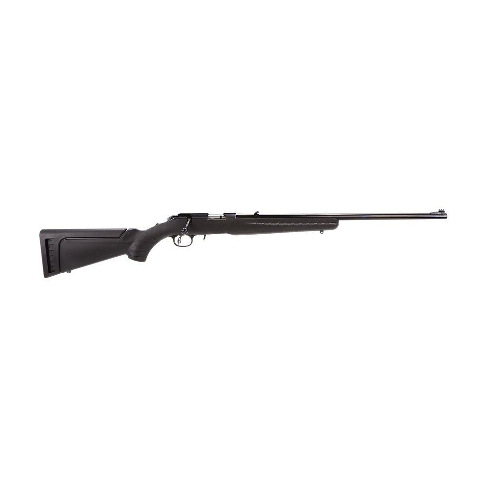 ruger 8311 american rimfire full size 17 hmr 9+1 22" satin blued steel barrel & alloy steel receiver w/integral scope mount, black fixed synthetic stock, right hand Ruger 8311 American Rimfire Full Size 17 HMR 9+1 22" Satin Blued Steel Barrel & Alloy Steel Sports South item 69960