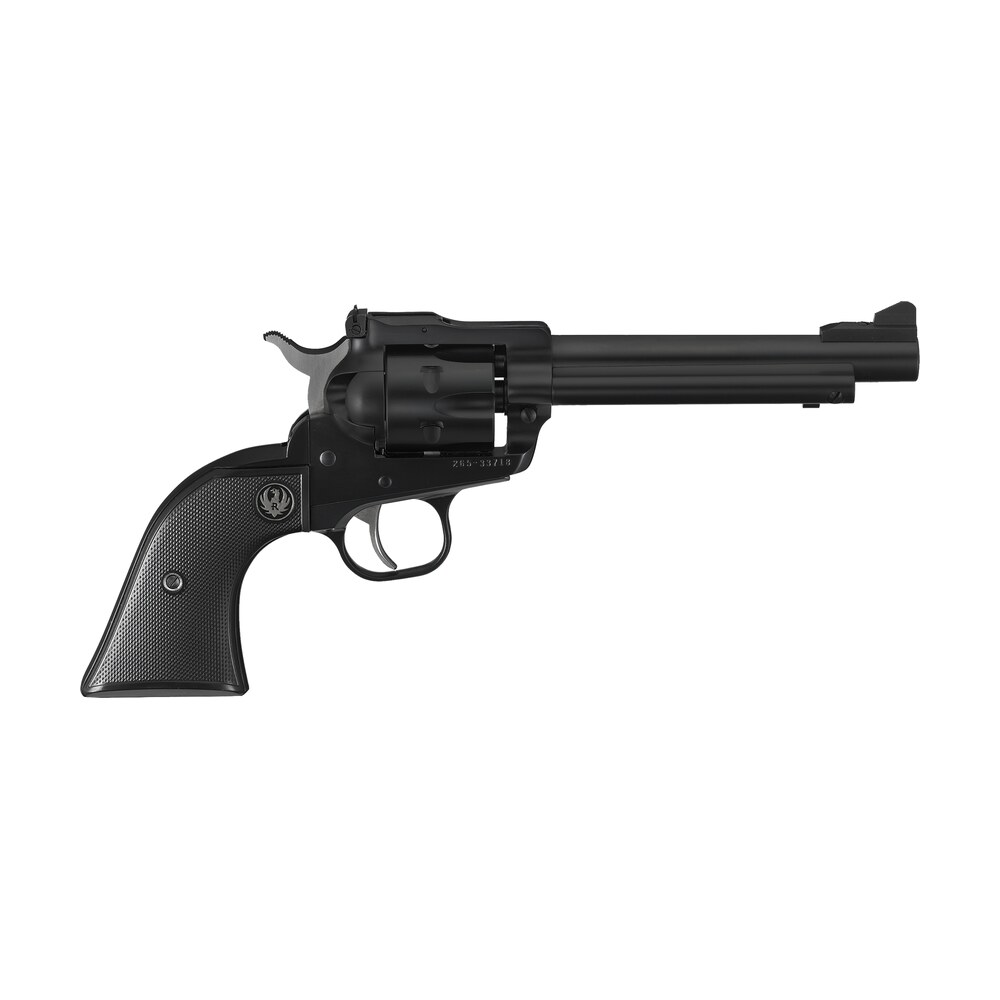 ruger 0621 single six convertible 22 lr/22 wmr 6rd 5.50" blued alloy steel barrel, cylinder & frame, checkered rubber grip, transfer bar safety, exposed hammer Ruger 0621 Single-Six Convertible 22 LR/22 WMR 6rd 5.50" Blued Alloy Steel Sports South item 70102