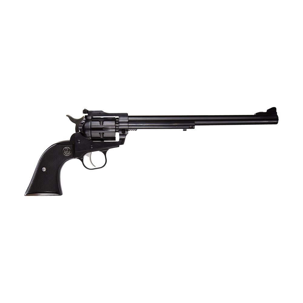 ruger 0624 single six convertible 22 lr 22 wmr 6rd 9.50" blued alloy steel barrel, cylinder & frame, black checkered rubber grip, exposed hammer Ruger 0624 Single-Six Convertible 22 LR 22 WMR 6rd 9.50" Blued Alloy Steel Sports South item 70104