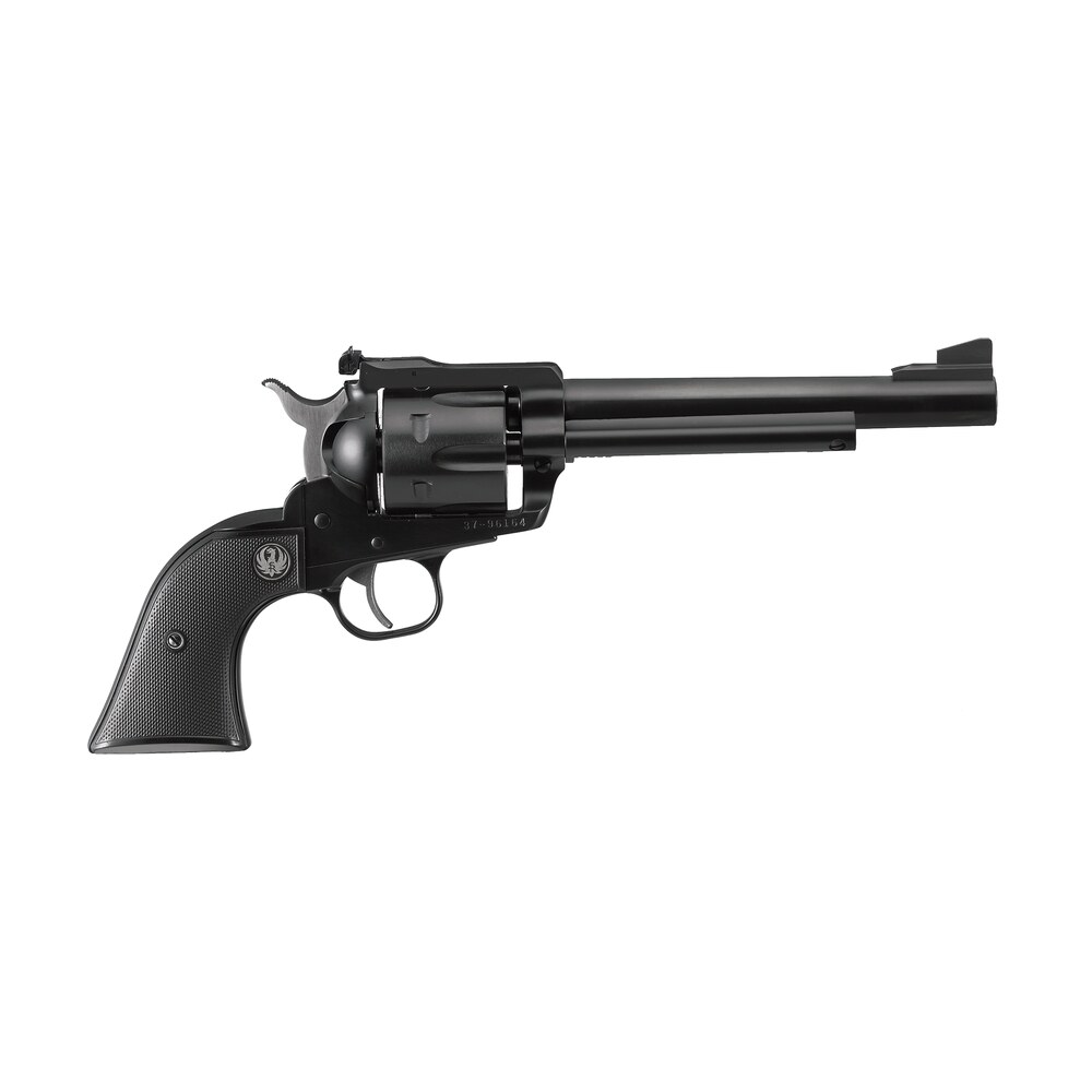 ruger 0316 blackhawk 357 mag 6 6.50" blued alloy steel barrel, cylinder & frame, black checkered rubber grip, transfer bar safety, exposed hammer Ruger 0316 Blackhawk 357 Mag 6 6.50" Blued Alloy Steel Sports South item 70163