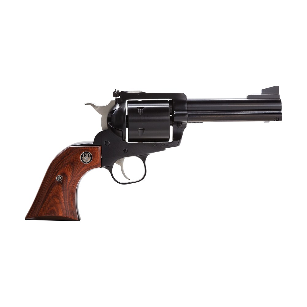 ruger 0813 super blackhawk large frame 44 rem mag/44 special 6rd 4.63" blued alloy steel barrel, cylinder & frame, hardwood grip, transfer bar safety, exposed hammer Ruger 0813 Super Blackhawk Large Frame 44 Rem Mag/44 Special 6rd 4.63" Blued Alloy Steel Sports South item 70177