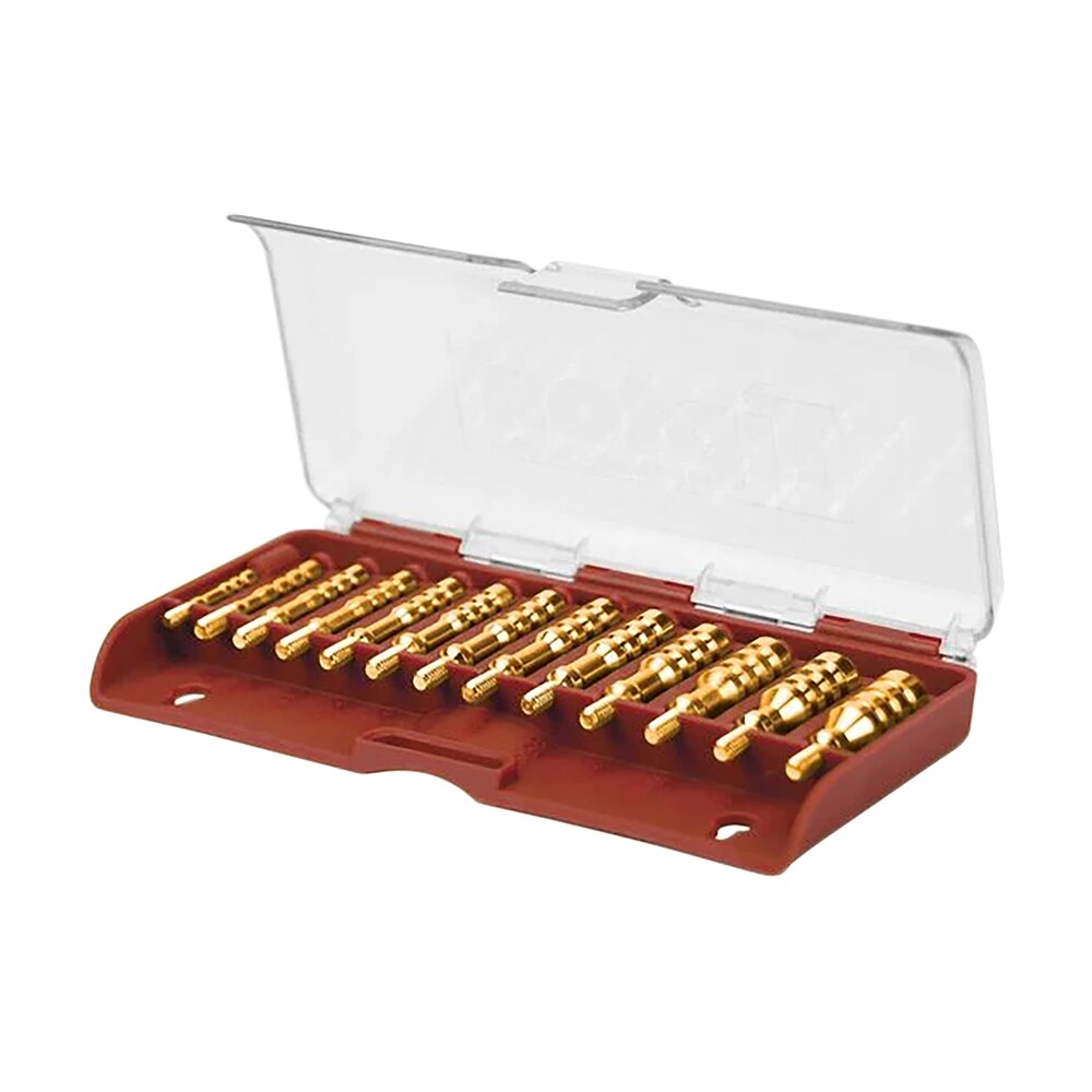 tipton 749245 jag set multi caliber 8 32/5 40 thread brass 13 pieces includes storage box Tipton 749245 Jag Set Multi-Caliber 8-32/5-40 Thread Brass 13 Pieces Includes Storage Box Sports South item 71084