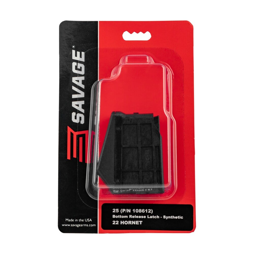 savage arms 55222 25 4rd 22 hornet black polymer Savage Arms 55222 25 4rd 22 Hornet Black Polymer Sports South item 71533