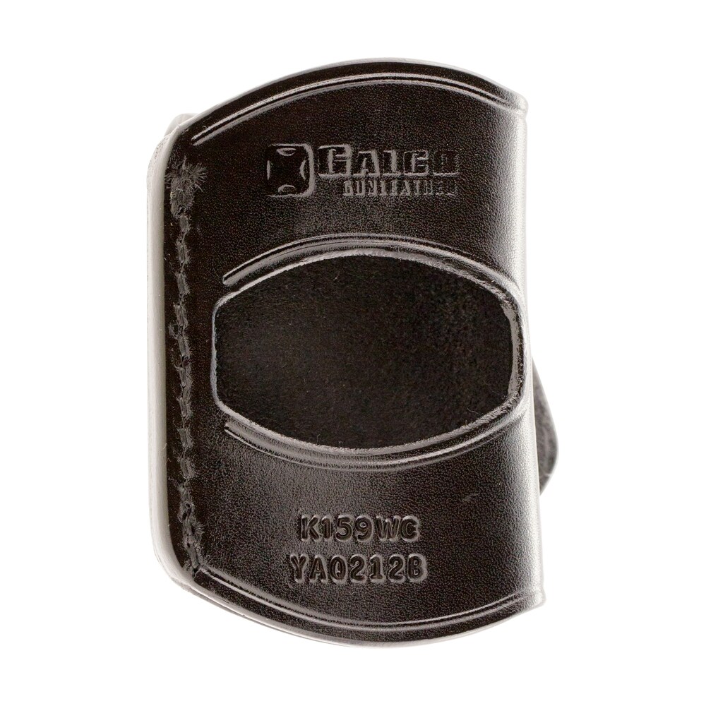 galco yaq212b yaqui owb black leather belt slide fits 1911 fits 3 5" barrel right hand Galco YAQ212B Yaqui OWB Black Leather Belt Slide Sports South item 71894