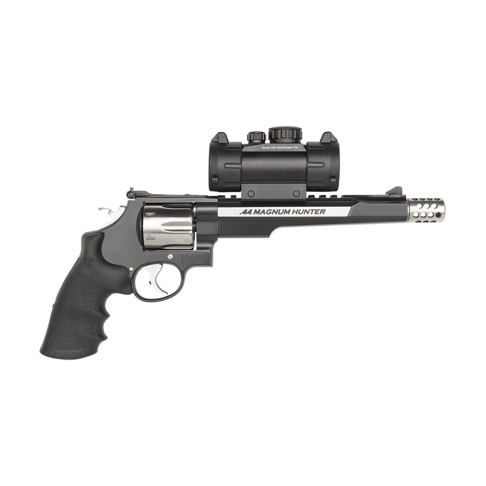 smith & wesson 170318 performance center 629 hunter 44 rem mag 6rd 7.50" stainless steel black stainless steel black polymer grip Smith & Wesson 170318 Performance Center 629 Hunter 44 Rem Mag 6rd 7.50" Stainless Steel Sports South item 72005