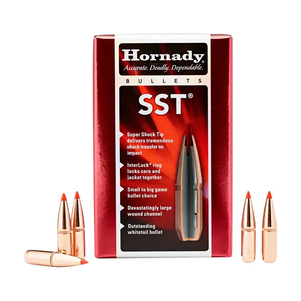 hornady 3142 sst 7.62mm .310 123 gr super shock tip 100 per box/ 25 case Hornady 3142 SST 7.62mm .310 123 gr Super Shock Tip 100 Per Box/ 25 Case Sports South item 72097