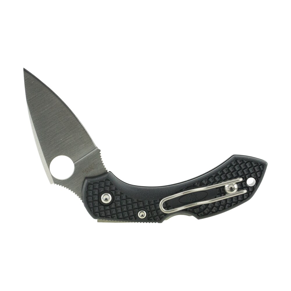 spyderco c28pbk2 dragonfly 2 2.25" folding clip point plain vg 10 ss blade black frn handle includes pocket clip Spyderco C28PBK2 Dragonfly 2 2.25" Folding Clip Point Plain VG-10 SS Blade Black FRN Handle Sports South item 72295