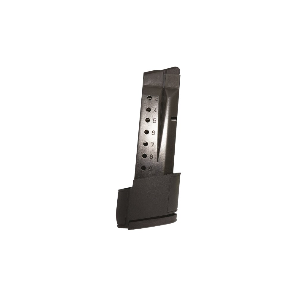 promag smi28 standard 10rd extended 9mm luger fits s&w m&p shield blued steel (except shield ez variant) ProMag SMI28 Standard 10rd Extended 9mm Luger Sports South item 72717