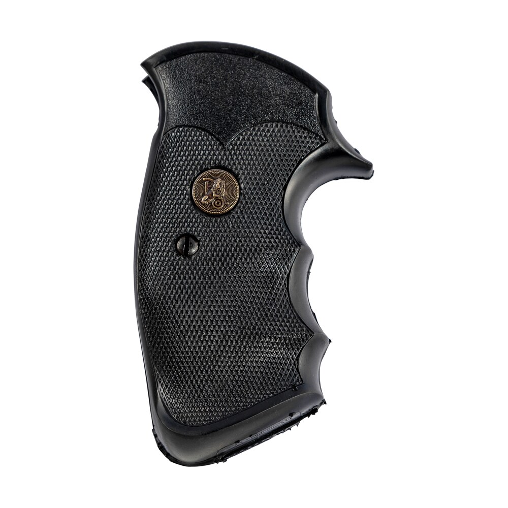 pachmayr 03265 gripper professional grip checkered black rubber with finger grooves for s&w k/l frame with square butt Pachmayr 03265 Gripper Professional Grip Checkered Black Rubber Sports South item 73008
