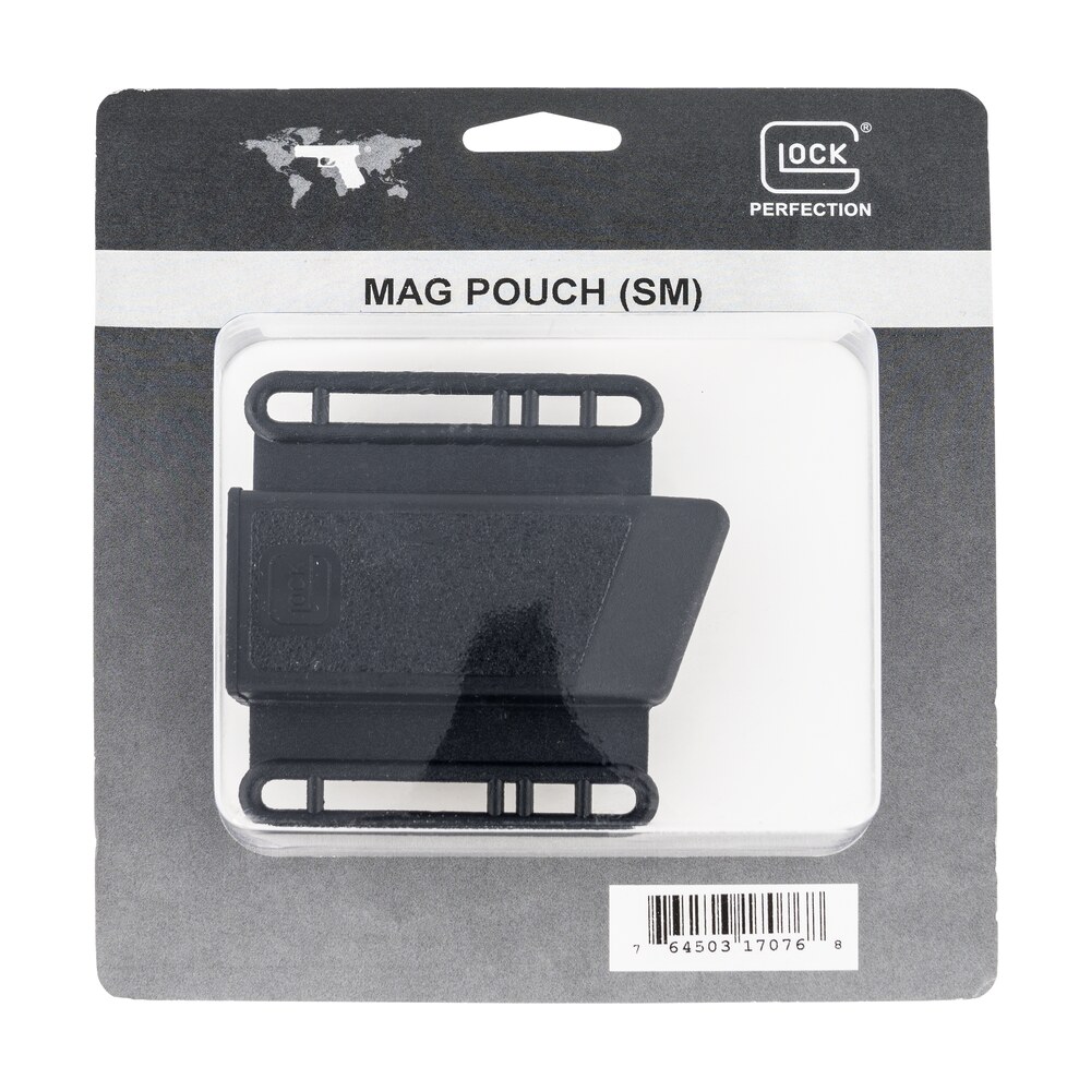 glock mp17076 mag pouch owb black polymer, belt loop mount up to 2.25", fits g17/19/22/23/36/27/34/35 Glock MP17076 Mag Pouch OWB Black Polymer, Belt Loop Mount Up To 2.25", Sports South item 73223