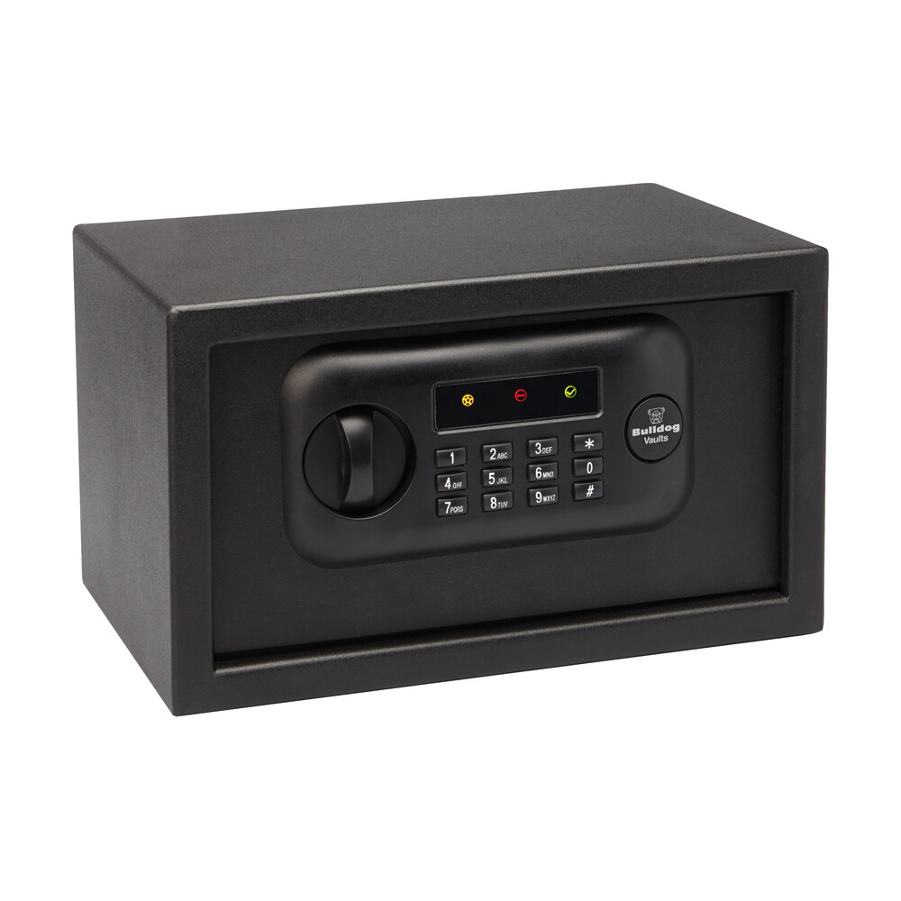bulldog bd1050 digital pistol vault standard keypad/key entry black powder coat steel holds 1 handgun Bulldog BD1050 Digital Pistol Vault Standard Keypad/Key Entry Black Powder Coat Steel Holds 1 Sports South item 73481