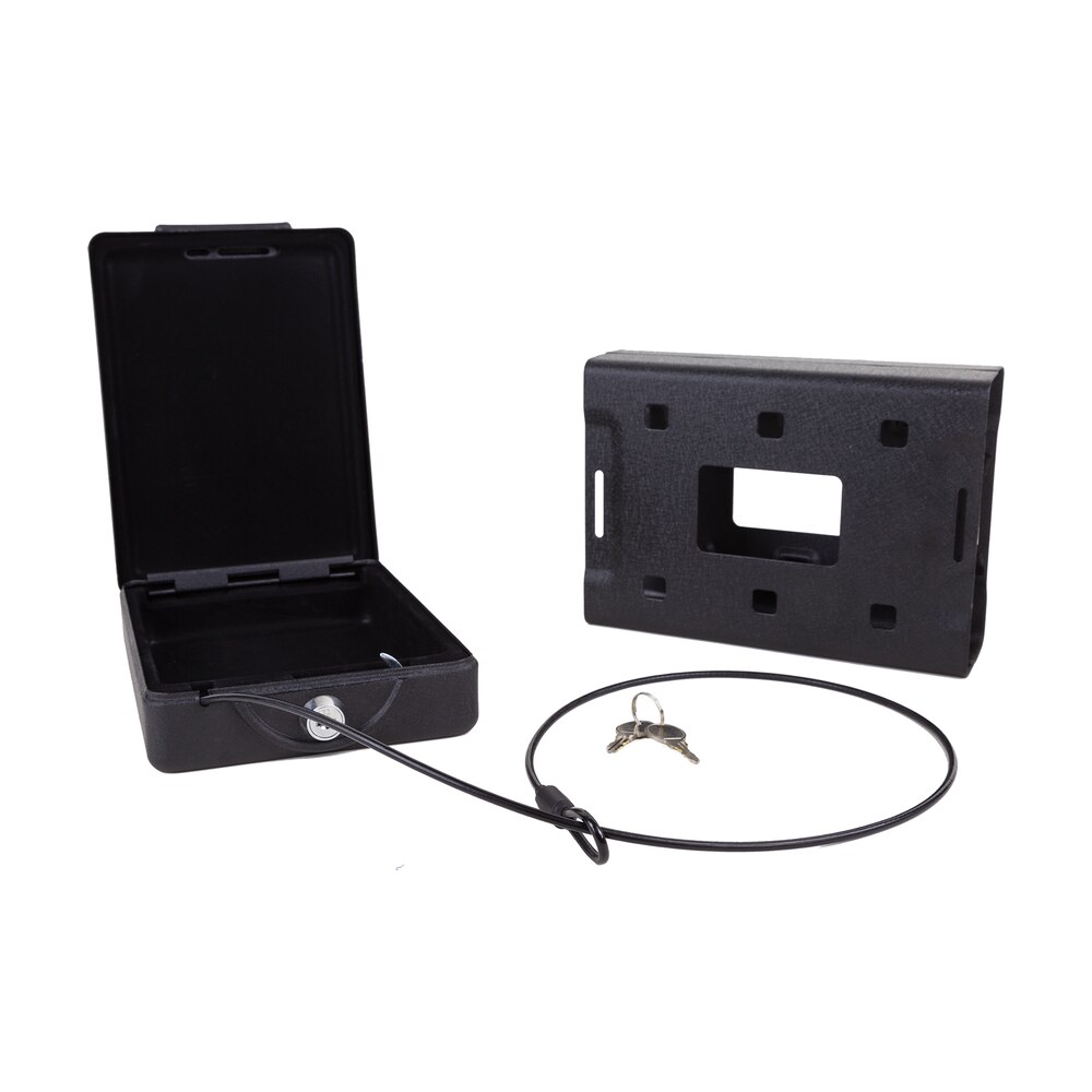 bulldog bd1150 car vault key entry matte black powder coat steel holds 1 handgun 11.30" x 6.90" x 2.50" Bulldog BD1150 Car Vault Key Entry Matte Black Powder Coat Steel Holds 1 Handgun 11.30" x 6.90" Sports South item 73483