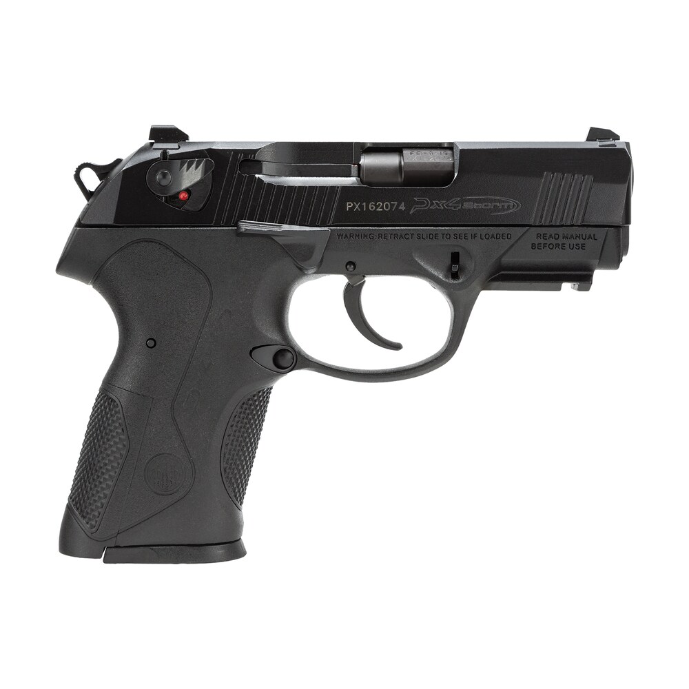 beretta usa jxc9f21 px4 storm compact 9mm luger 15+1 3.27" black steel barrel, black bruniton serrated steel slide, black polymer frame w/picatinny rail & interchangeable backstrap grip, ambidextrous Beretta USA JXC9F21 Px4 Storm Compact 9mm Luger 15+1 3.27" Black Steel Sports South item 73643