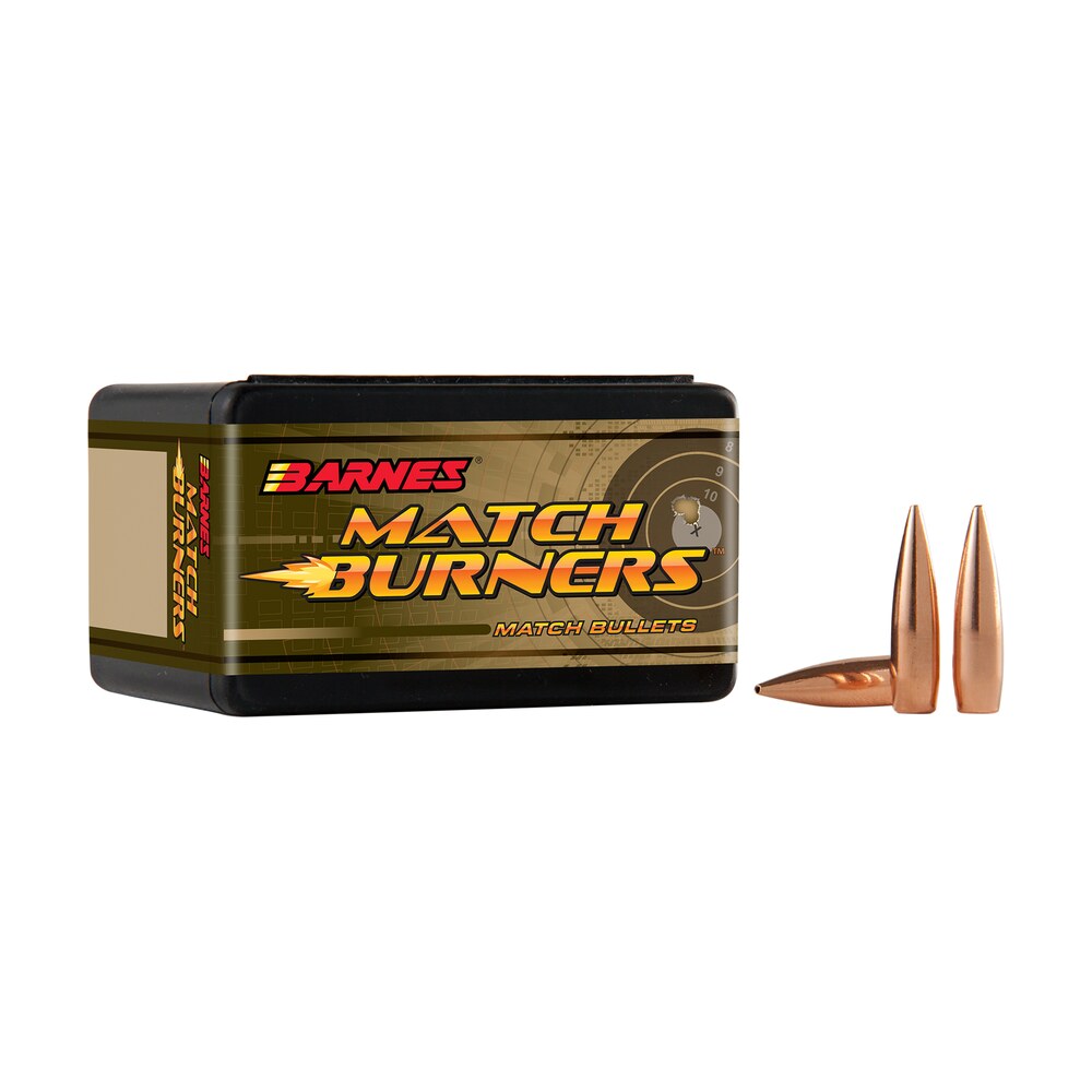 barnes bullets 30164 match burners 22cal 85gr match burners boat tail 100/box Barnes Bullets 30164 Match Burners 22Cal 85gr Match Burners Boat Tail 100/Box Sports South item 74485