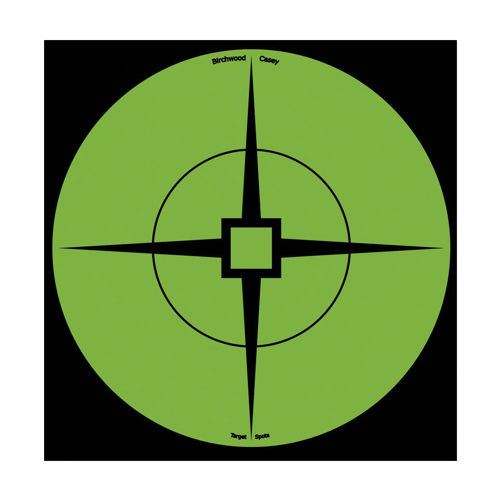 birchwood casey 33936 target spots self adhesive paper black/green 6" crosshair 10 pack Birchwood Casey 33936 Target Spots Self-Adhesive Paper Black/Green 6" Crosshair 10 Pack Sports South item 74836